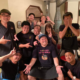たこ焼き王子加西 幸浩のタコパを頓堀204号室で開催