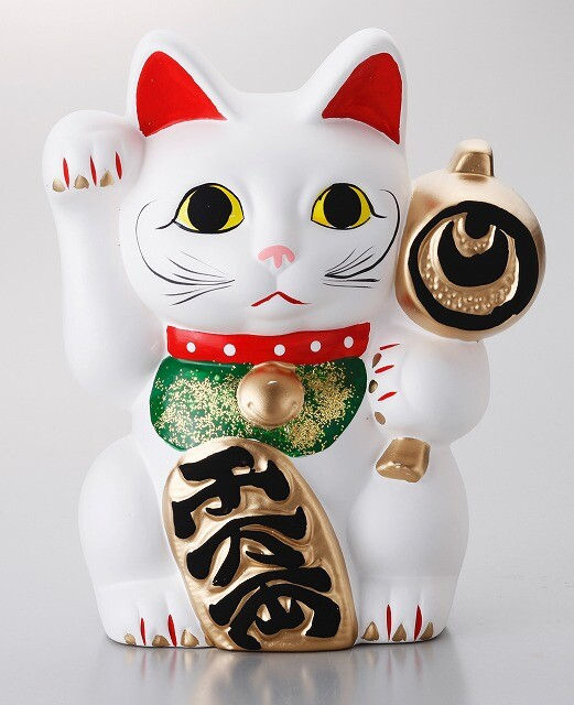 開運招財・招き猫存錢筒(中17cm/大22cm)