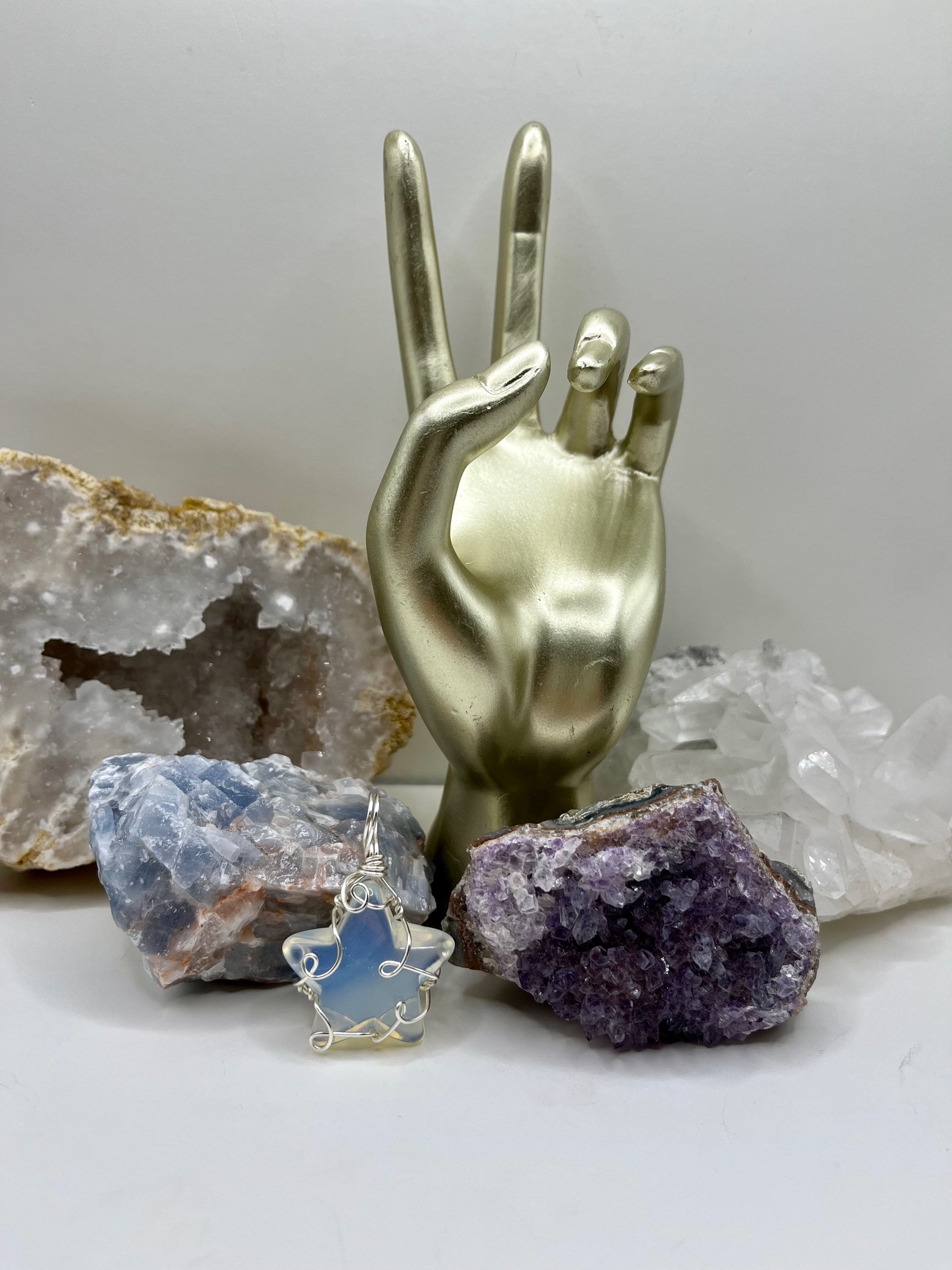 Opalite Star Necklace