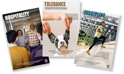 43 English Character Posters Intermediate