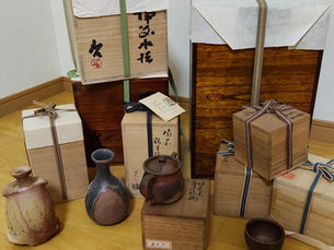 浅口郡里庄町で備前焼や掛け軸などの出張買取をさせていただきました