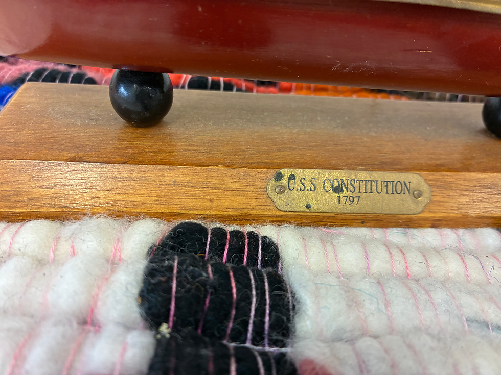 Thumbnail: Large Wooden Model Ship – U.S.S. Constitution (1797) – Fully Rigged Display Mode