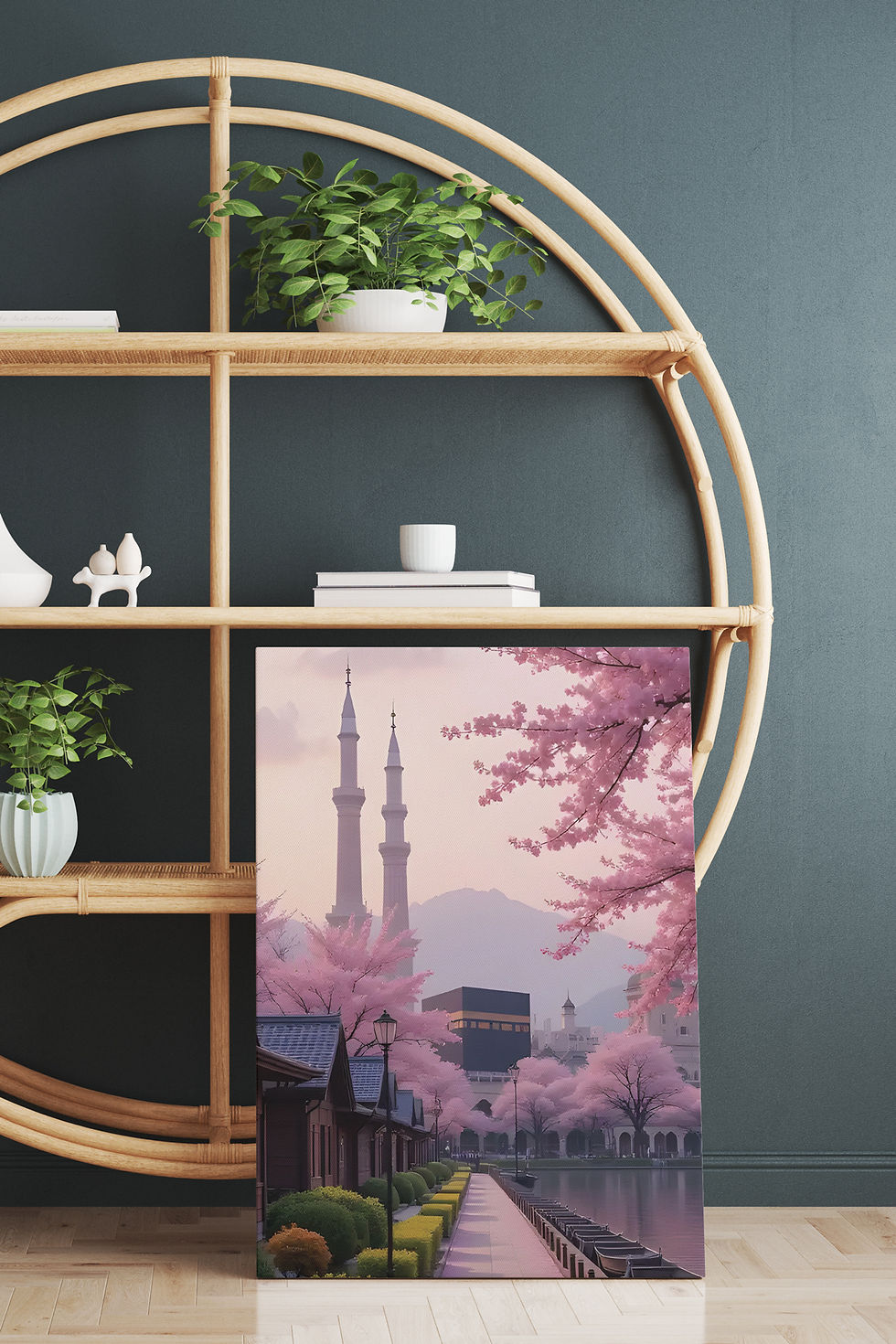 Mekke'de Bahar Kanvas Tablo