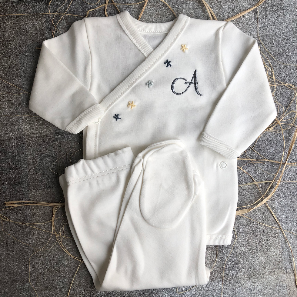 Yıldız Desenli Pijama Takımı