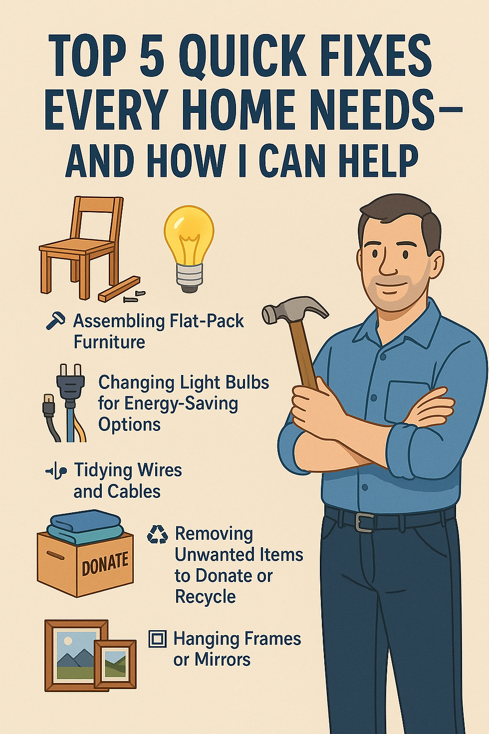 Top 5 Quick Fixes Every Home Needs — And How I Can Help