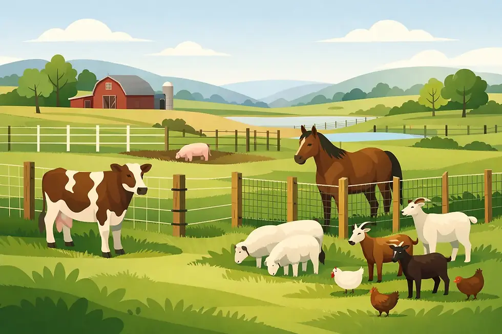 What Fencing Suits Mixed Livestock on Your Farm?