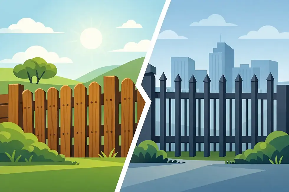 Timber Fencing vs Steel Fencing