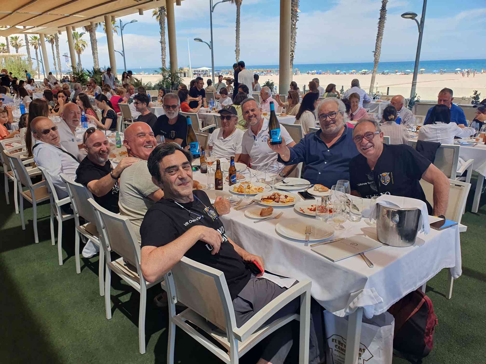 Foto del primer encuentro presencial de los miembros del equipo Elkano USS Team