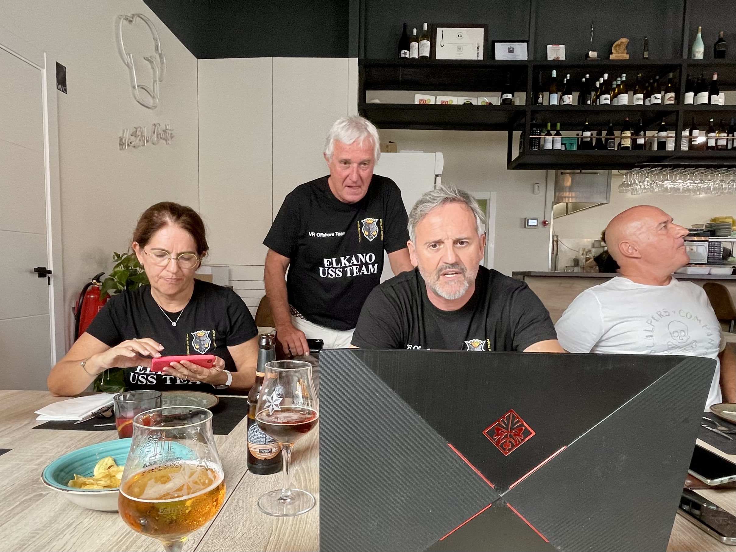 Miembros del equipo Elkano USS Team reunidos en el encuentro de Salou, octubre 2023