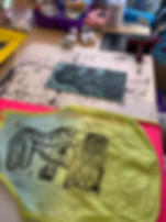  Child Ombré Cotton Tie Back Tea-Rex Apron 