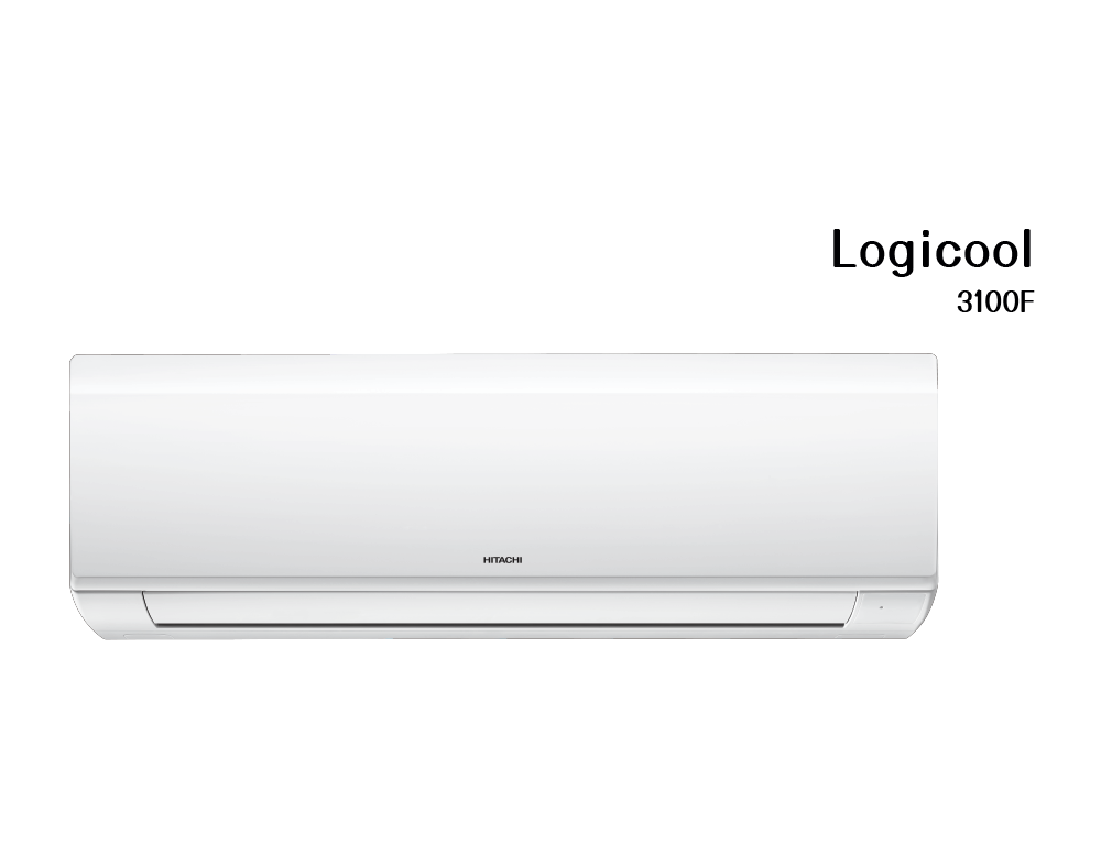 Hitachi Logicool 3100F New - Without Connecting Kit 1.5 TR - RSM318HEDOBW