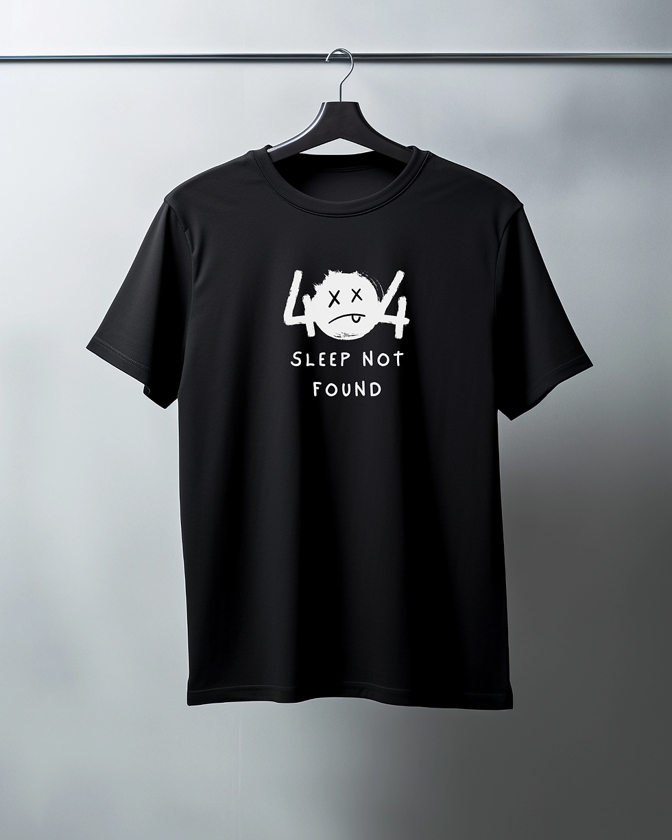 Thumbnail: 404 Sleep Not Found — Unisex Tech Humor Tee