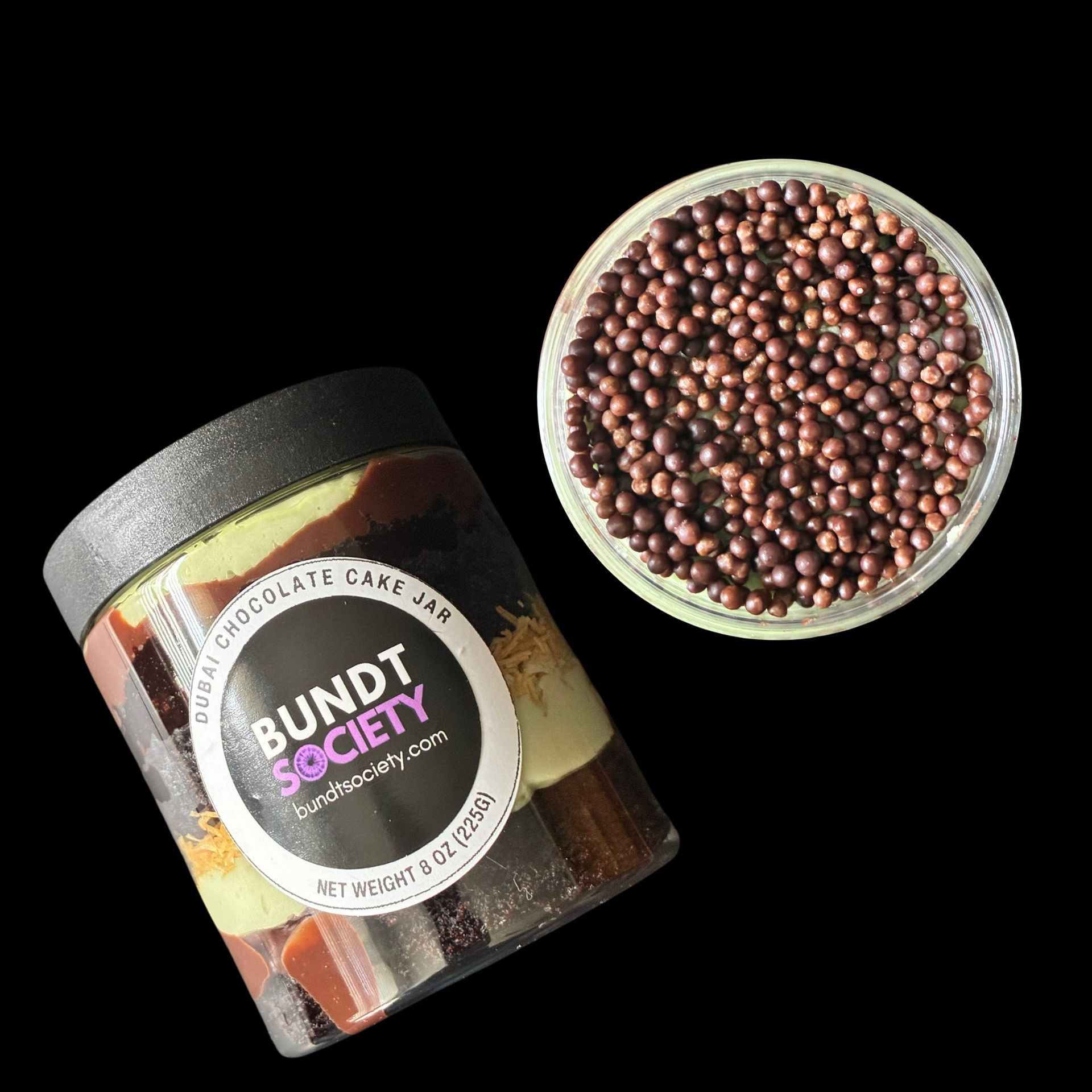 DUBAI CHOCOLATE CAKE JAR