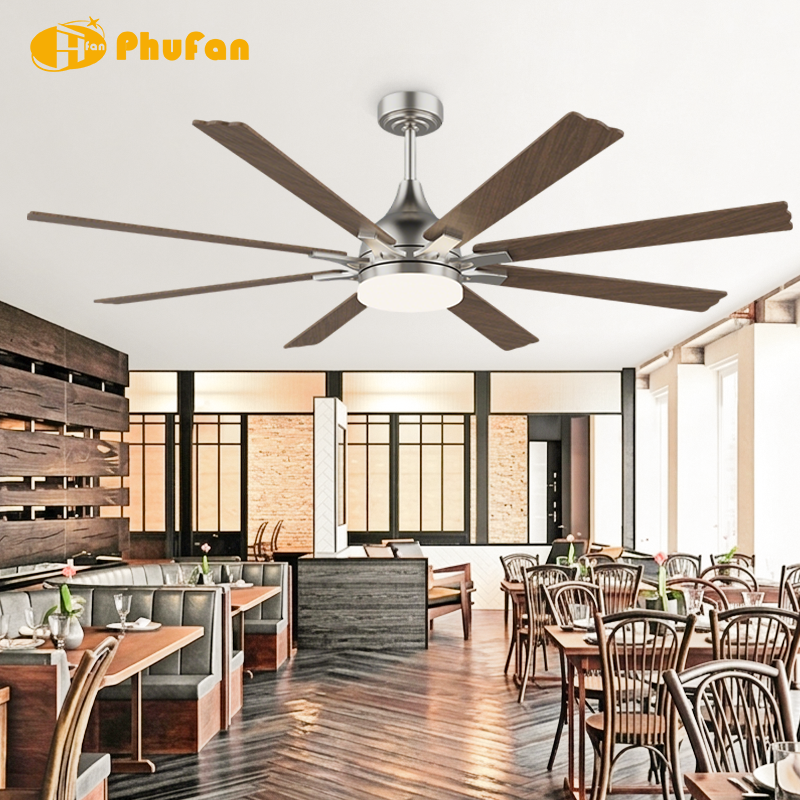 Ceiling Fan with Light Remote Control & DC Motor for Large Open Living Space