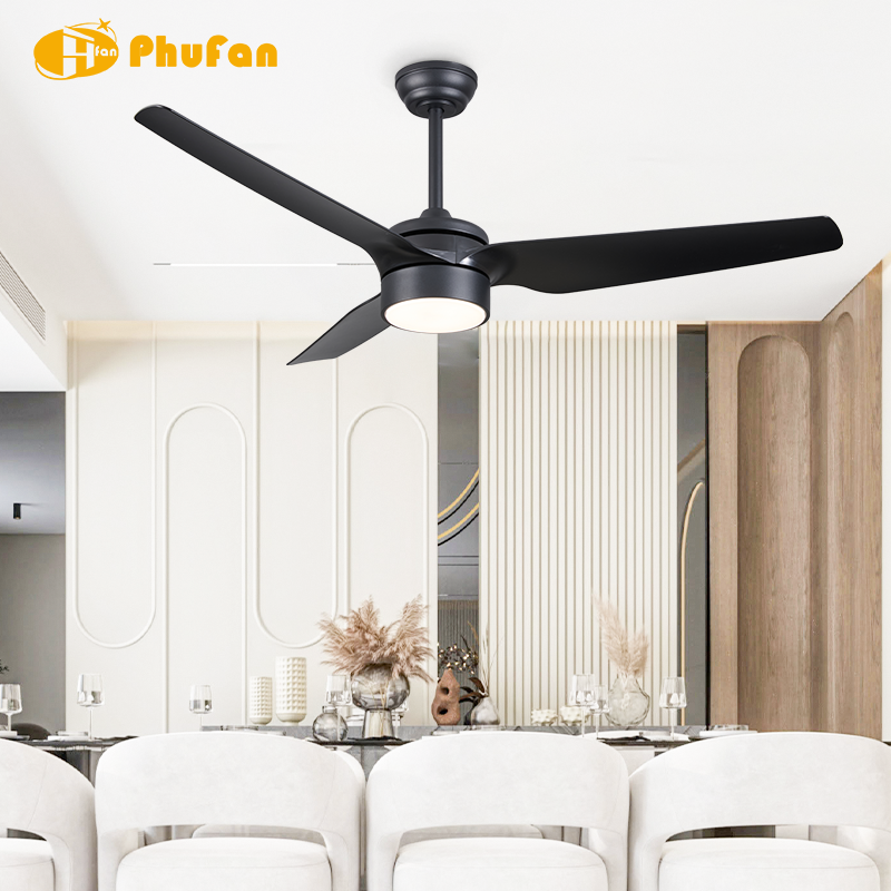 56 Inch Ceiling Fan with Dimmable LED Light and Reversible DC Motor