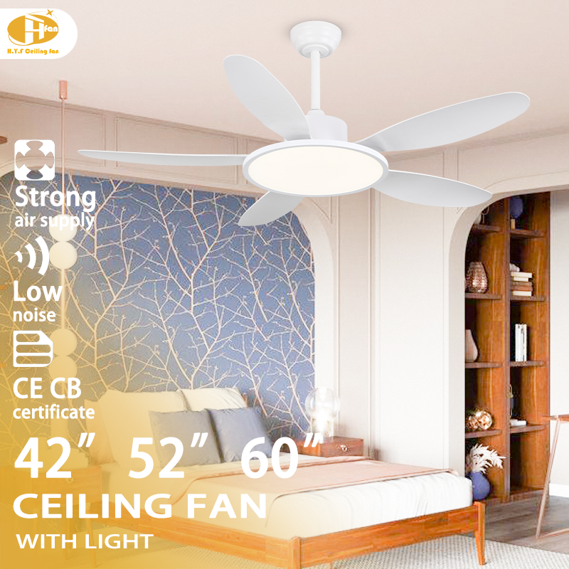 תמונה ממוזערת: Ceiling Fan with LED Light Remote Control, CE CB Certified for Modern Bedroom 