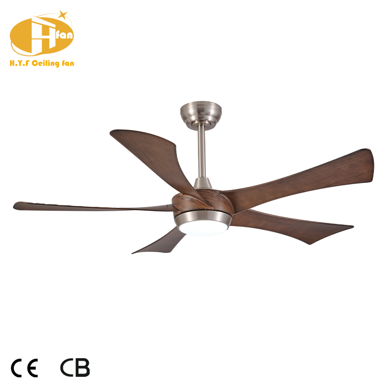 섬네일: Dark Walnut Ceiling Fan with LED Light DC Motor & Remote Control for Living Room