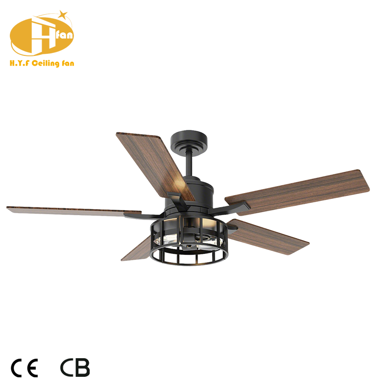 サムネイル： Modern Ceiling Fan and Light with Enclosed Lamp Housing for Loft Interior