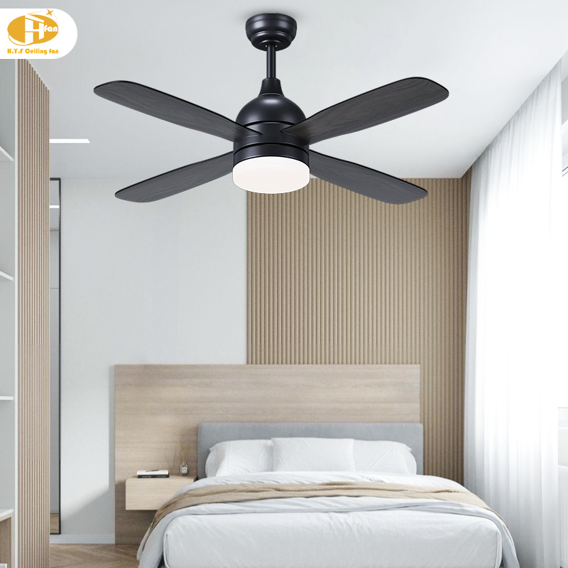 42/52-Inch Plywood Ceiling Fan with LED Light and Remote Control