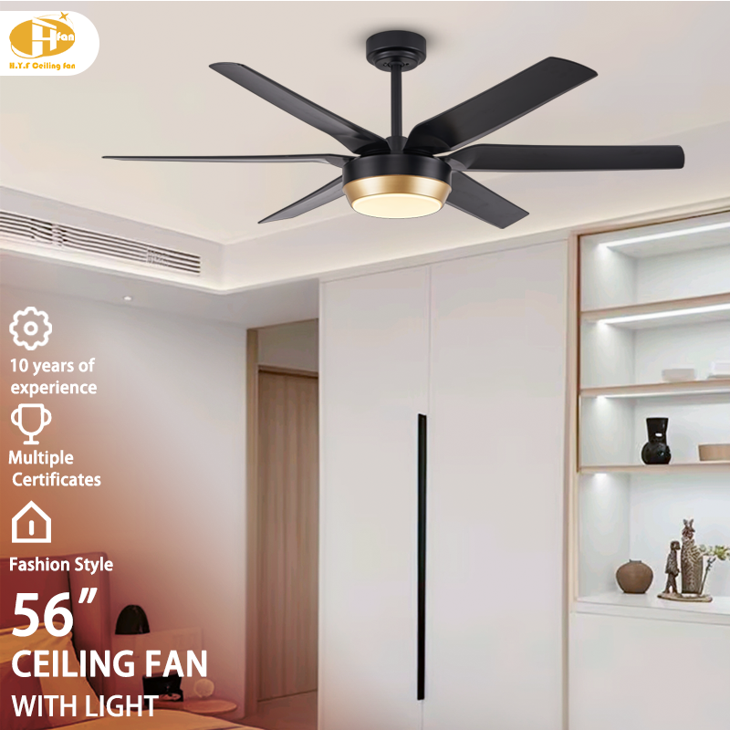 56/72 Inch LED Ceiling Fan with Light Indoor Air Cooling Fan