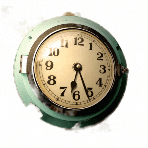 Une pendule montre le passage du temps