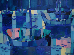 Blue Boats #1
