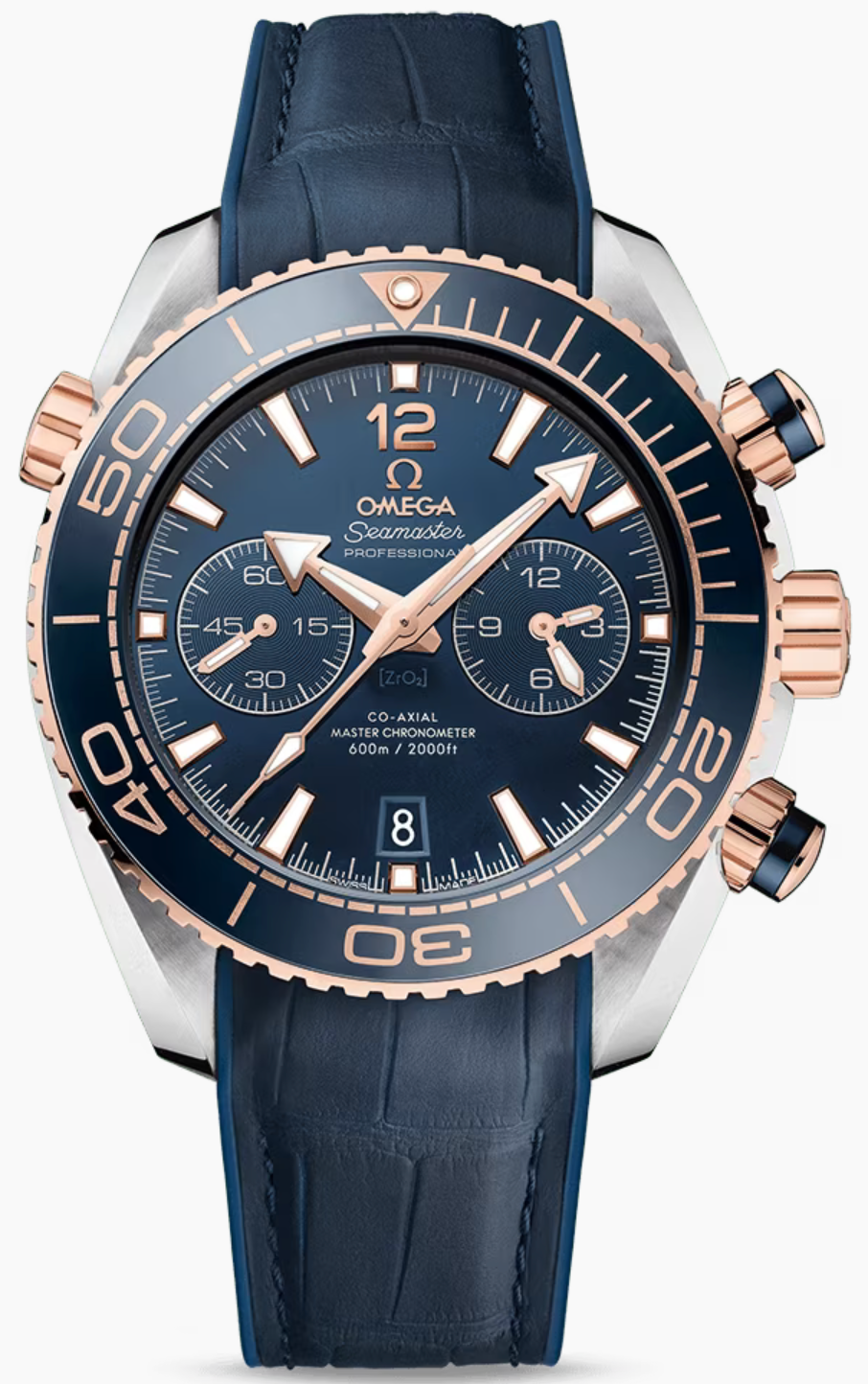 Omega Seamaster Planet Ocean Master Chronometer Chronograph 45.5