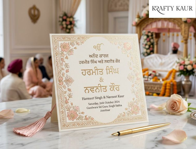 Punjabi Wedding Invitation Wording: Traditional Sikh Scripts & Modern Examples