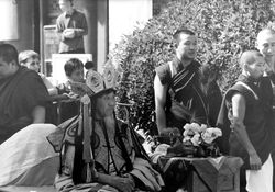 ©Dominique Cruchet, Moines, lamaserie Pékin, Chine 2008, Tirage NetB, 24x34cm4.J