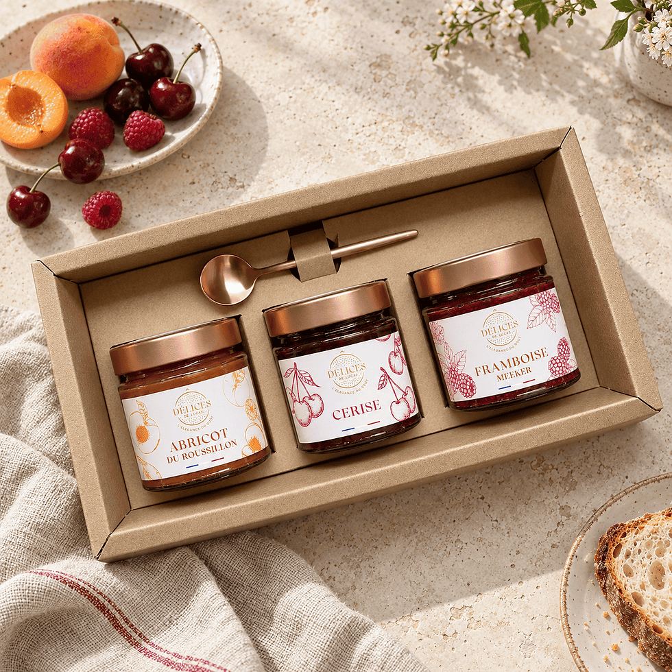 Coffret de 3 préparations fruitées Les grands classiques - 3 pots 660g