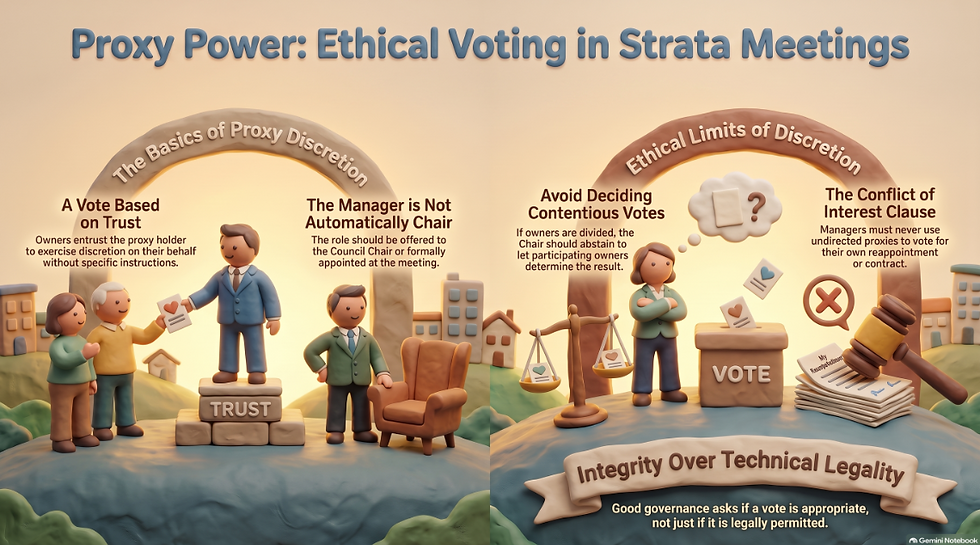 Undirected Proxies to “the Chair” – Just Because You Can Vote, Does It Mean You Should?