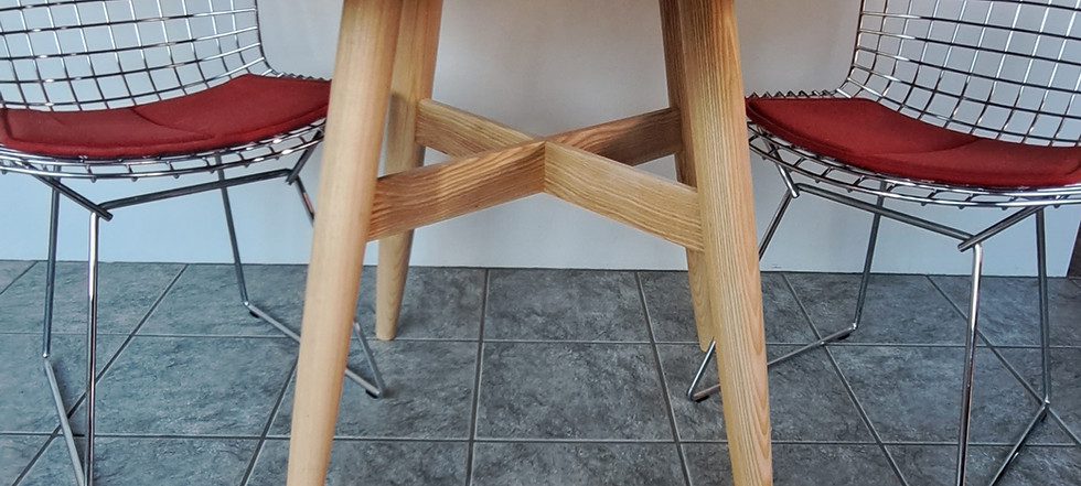 Thumbnail: Bespoke Designer Wooden Round Dining Table