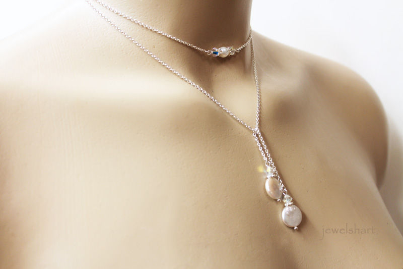 Thumbnail: Sterling Silver Lariat Necklace