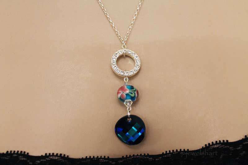 Thumbnail: Blue Pendant Necklace