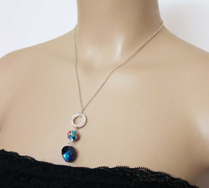 Thumbnail: Blue Pendant Necklace