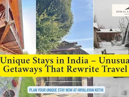 Unique Stays in India
