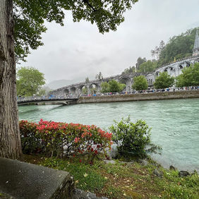 Rosary Basilica on the river