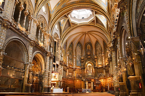 Basilica at the Montserrat Monastery, Spain - Dreamstime.jpg