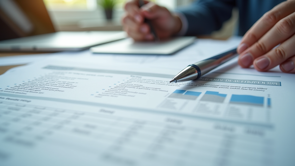 Close-up view of a lead inspection report with detailed findings and certification