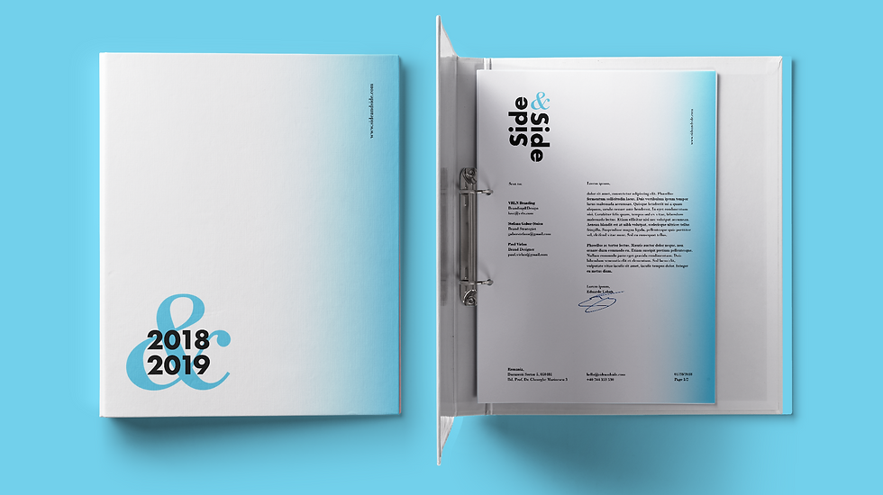 Side & Side branding stationery