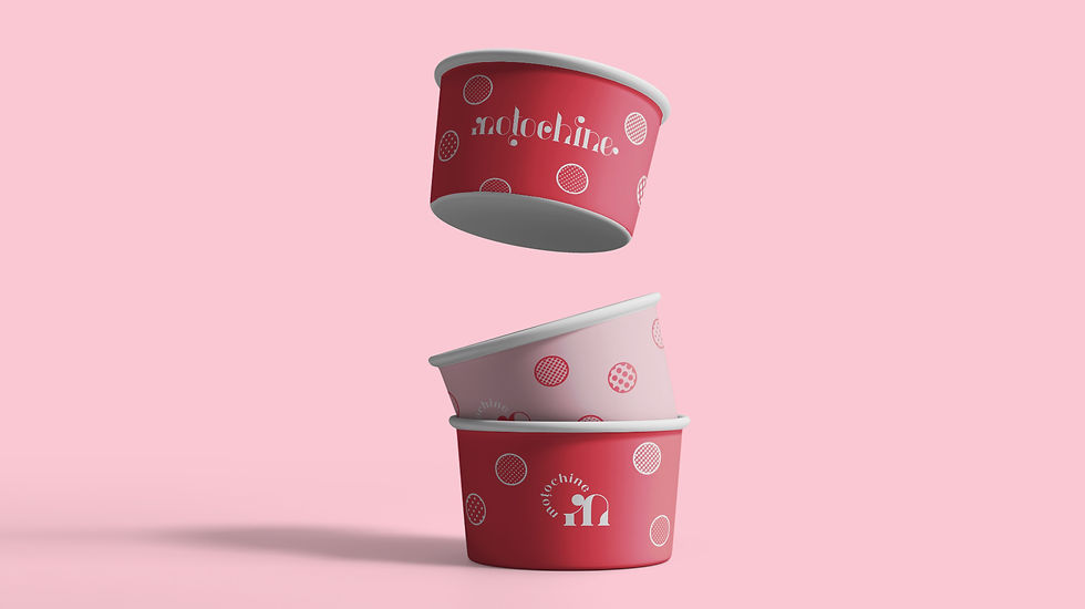 motochine take away packaging cup