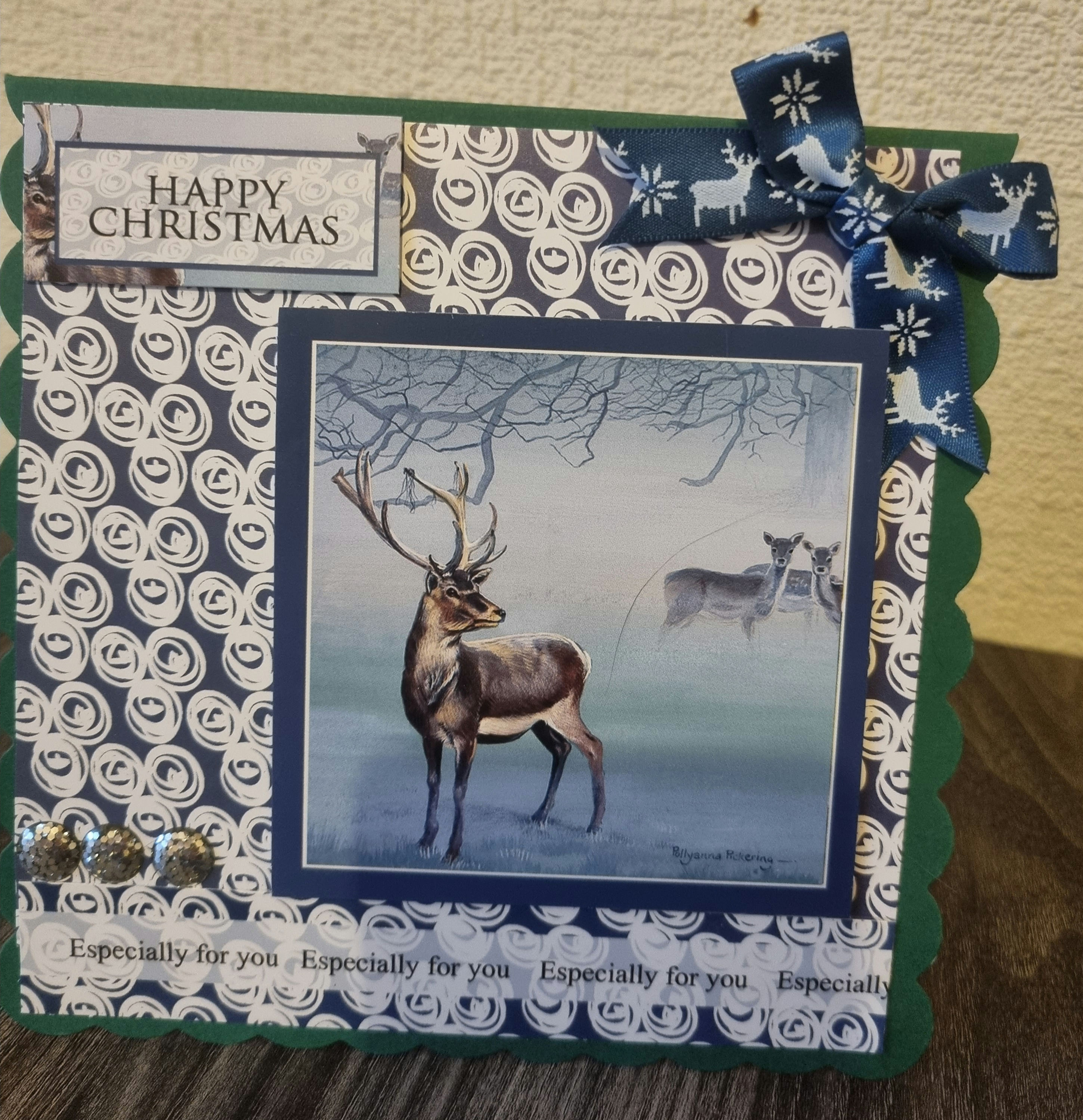 Christmas stag ( 6x6)