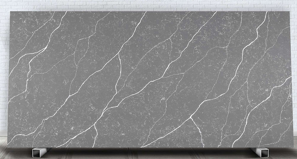 Миниатюра: кварцит, кварц, искусственный камень Авант 7670 Калакатта Кассель - слэб