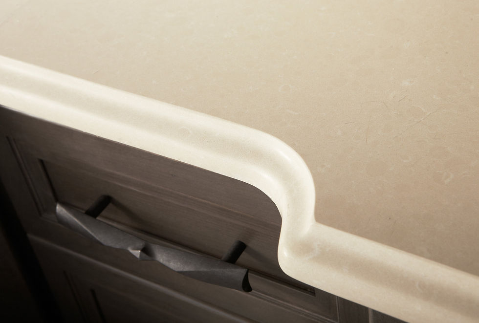 Миниатюра: Торец из кварцевого камня Silestone Tigris Sand