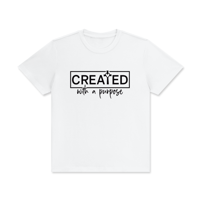 Unisex Classic Crew Neck Cotton T-Shirt