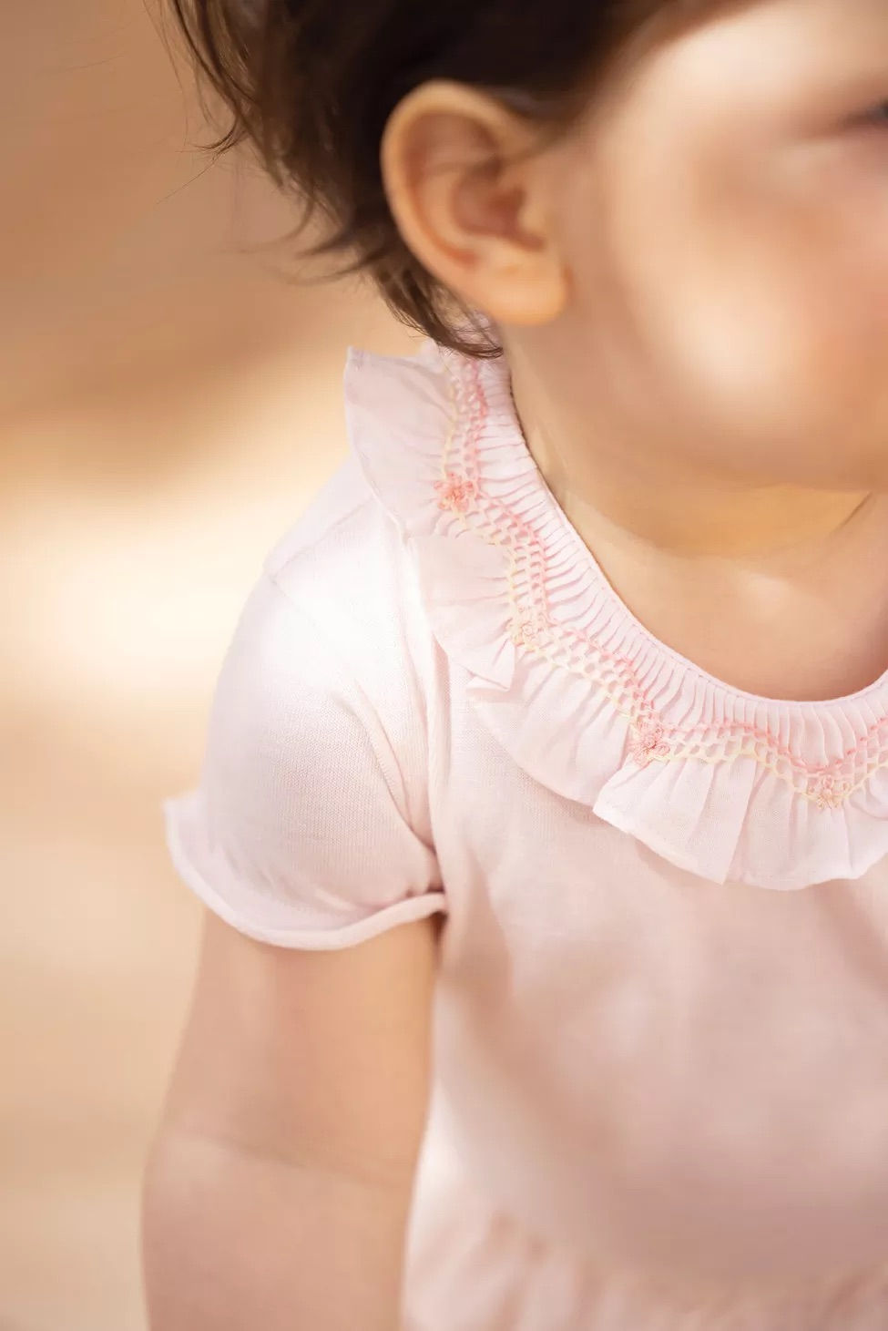 Thumbnail: Tartine et Chocolat - Onesie w/ruffle collar