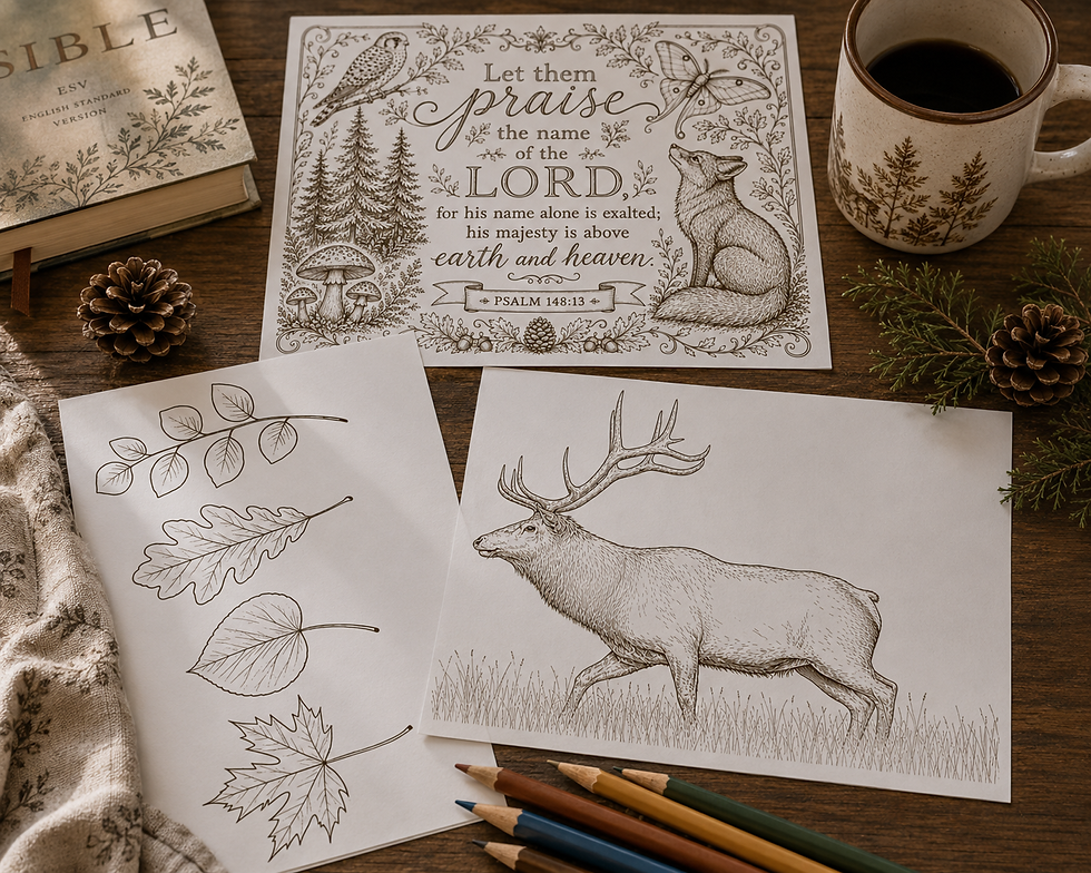 Thumbnail: Wonderfully Made: A Creation Coloring Book