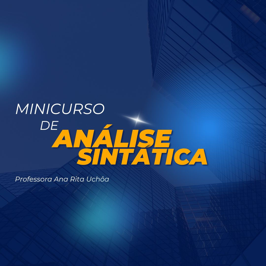MINICURSO DE ANÁLISE SINTÁTICA