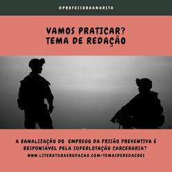 A BANALIZAÇÃO DO EMPREGO DA PRISÃO PREVE