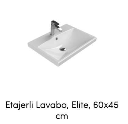 Küçük resim: Elite Etajerli Lavabo